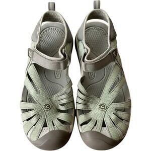 Keen Women's Sage Green Rose Sandal Closed Toe Hiking Water Shoes (US 10)